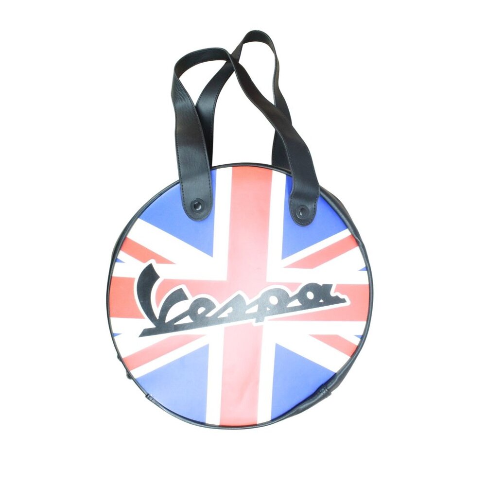Vespa British Flag Round Shoulder Retro Bag Satchel Retro